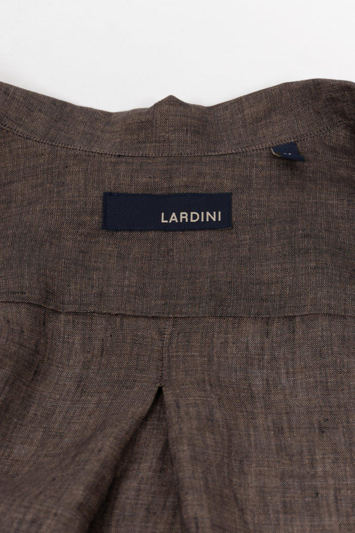 SANTIAGO CUBA LINEN SHIRT BROWN