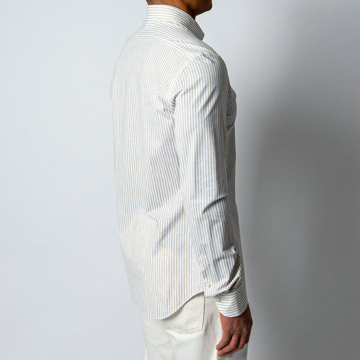 ACTIVE SHIRT BEIGE STRIPE