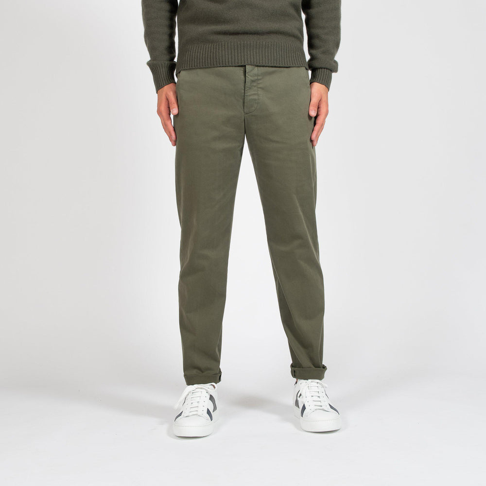 SOHO COTTON TWILL PANT GREEN
