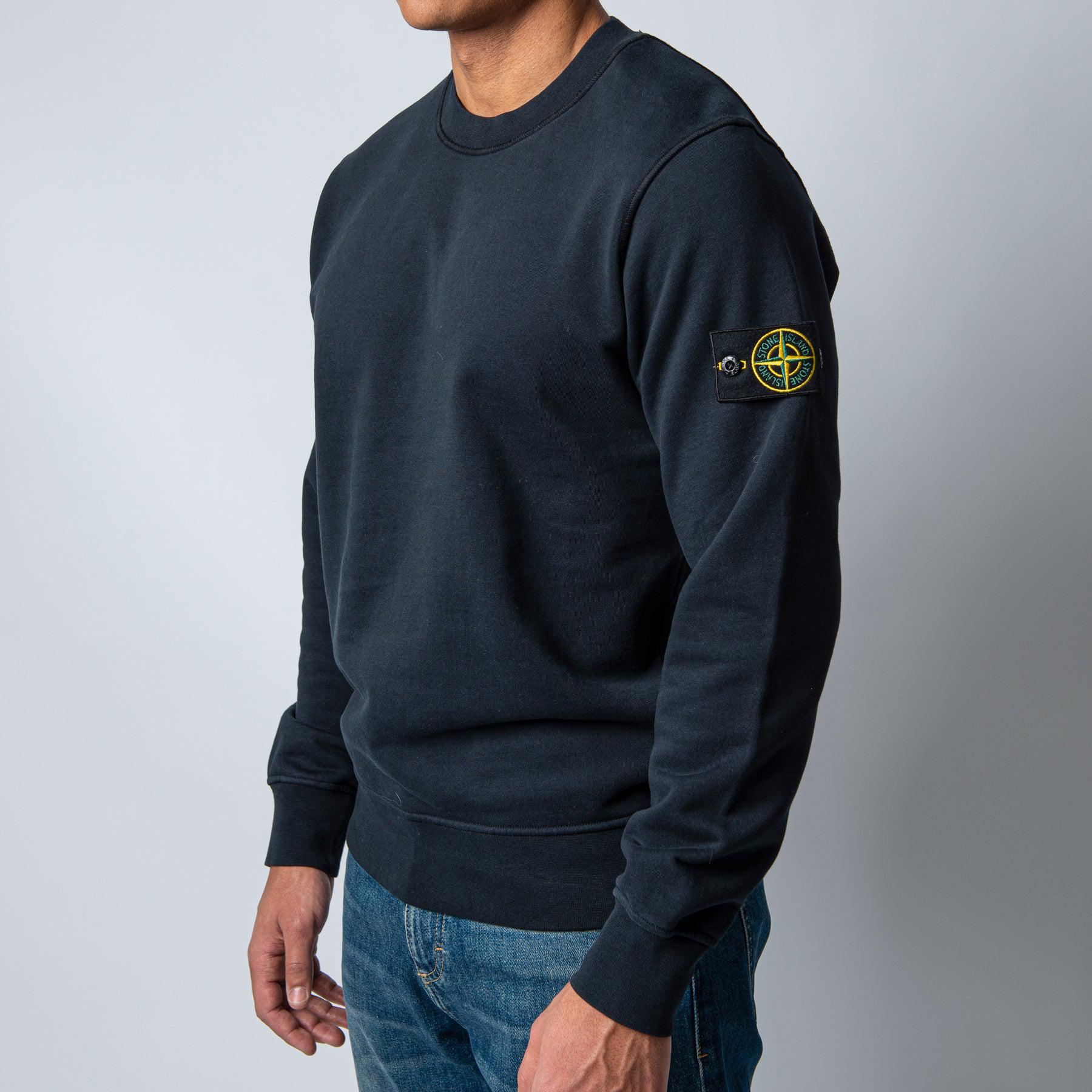 Stone island outlet crewneck navy