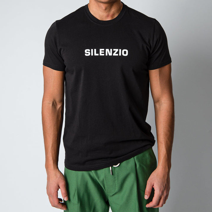 T-SHIRT SILENZIO BLACK
