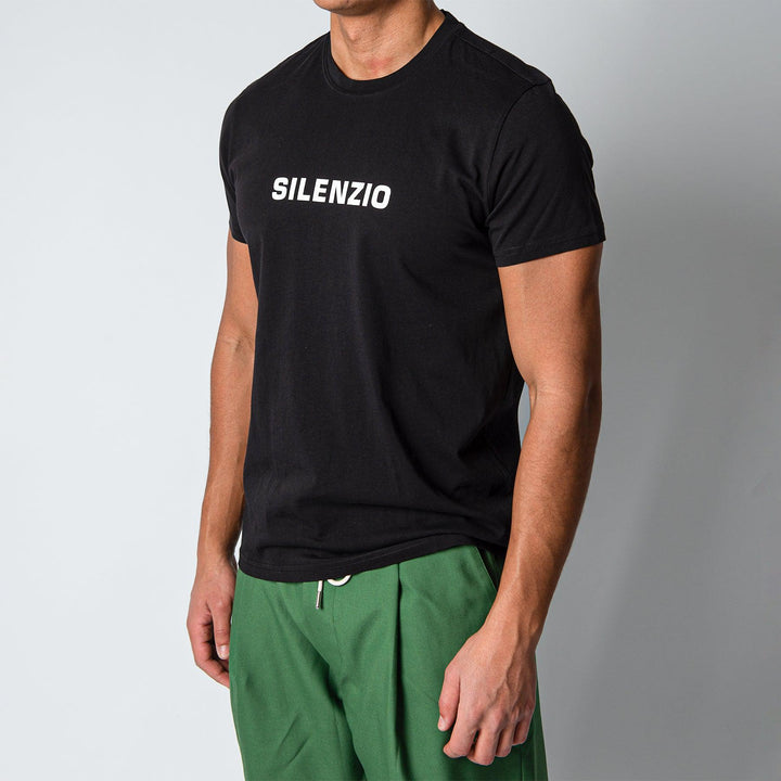 T-SHIRT SILENZIO Black