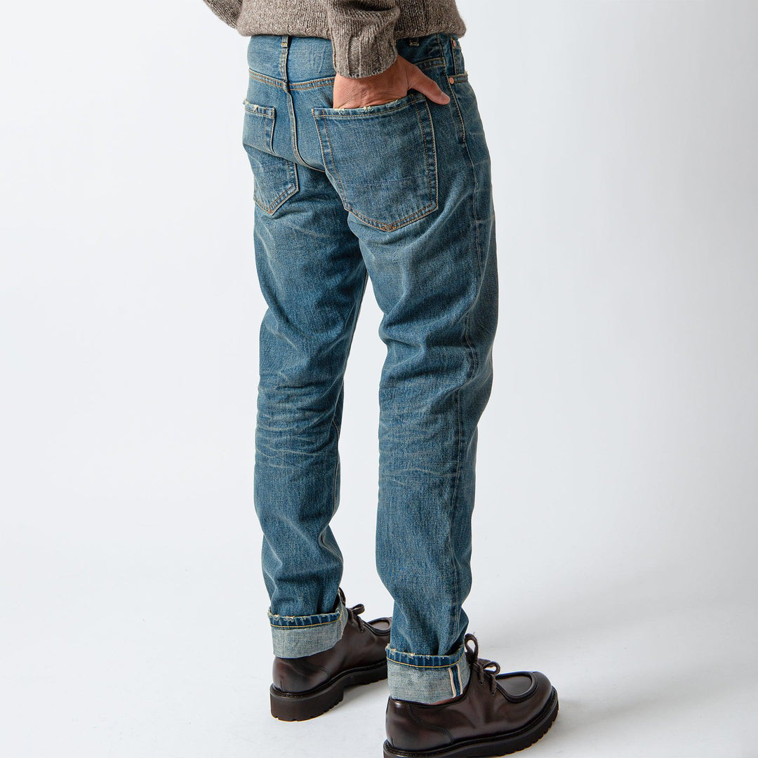 ITALO TAPERED JEANS HEAVY WASH